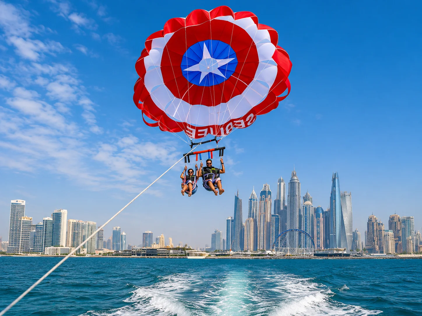 Parasailing in Dubai